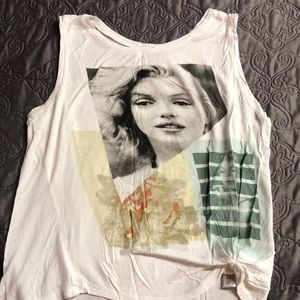 Crop Marlyn Monroe Shirt